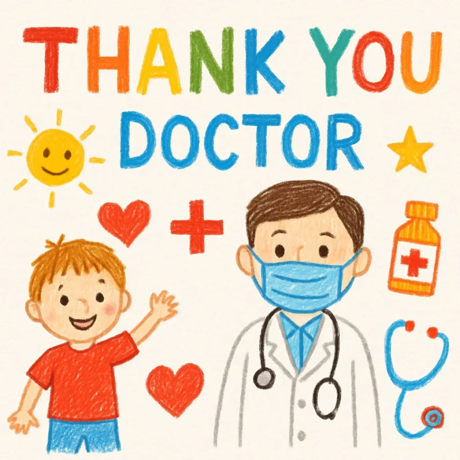 Najlepsze pomysły na podziękowania dla lekarza od dziecka